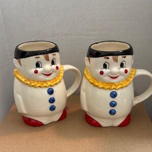 Goebel Black and Yellow Ceramic Mugs